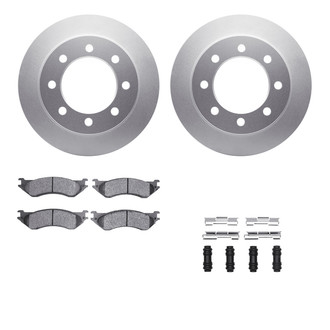 R1 Concepts® - Carbon Series Rear Brake Kit with Performance Off-Road/Tow Brake Pads