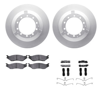 R1 Concepts® - Carbon Series Rear Brake Kit with Performance Off-Road/Tow Brake Pads