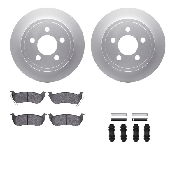  R1 Concepts® - Carbon Series Rear Brake Kit with Performance Off-Road/Tow Brake Pads