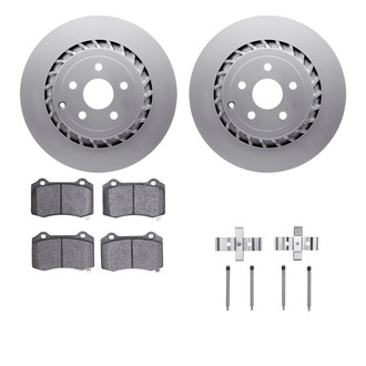 R1 Concepts® - Carbon Series Rear Brake Kit with Performance Off-Road/Tow Brake Pads