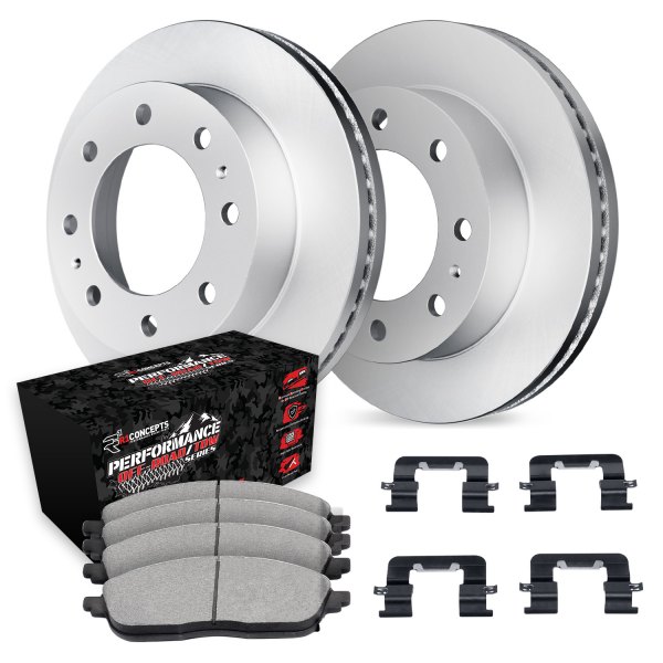  R1 Concepts® - Carbon Series Front Brake Kit with Performance Off-Road/Tow Brake Pads