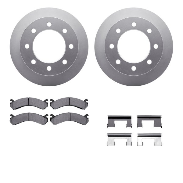  R1 Concepts® - Carbon Series Rear Brake Kit with Performance Off-Road/Tow Brake Pads