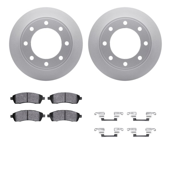  R1 Concepts® - Carbon Series Rear Brake Kit with Performance Off-Road/Tow Brake Pads