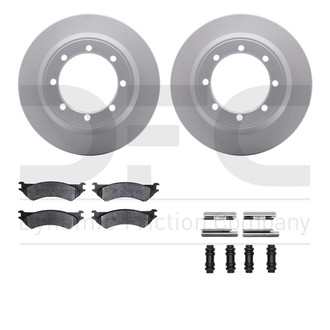 R1 Concepts® - Carbon Series Rear Brake Kit with Performance Off-Road/Tow Brake Pads