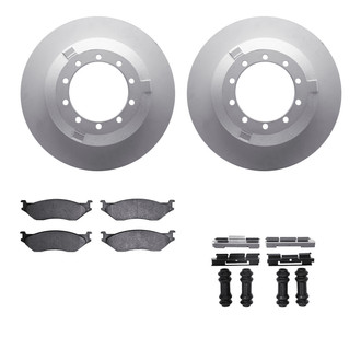 R1 Concepts® - Carbon Series Rear Brake Kit with Performance Off-Road/Tow Brake Pads