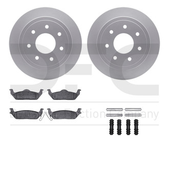 R1 Concepts® - Carbon Series Rear Brake Kit with Performance Off-Road/Tow Brake Pads