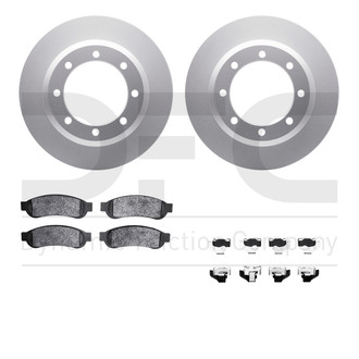 R1 Concepts® - Carbon Series Rear Brake Kit with Performance Off-Road/Tow Brake Pads