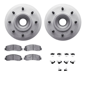 R1 Concepts® - Carbon Series Front Brake Kit with Performance Off-Road/Tow Brake Pads