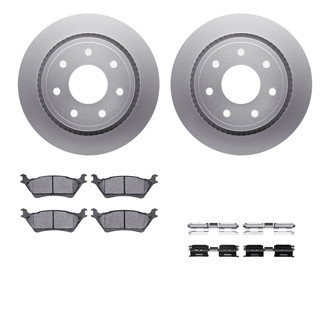 R1 Concepts® - Carbon Series Rear Brake Kit with Performance Off-Road/Tow Brake Pads