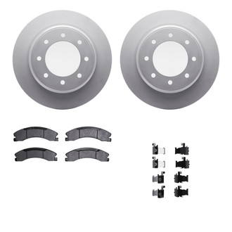 R1 Concepts® - Carbon Series Rear Brake Kit with Performance Off-Road/Tow Brake Pads
