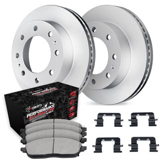 R1 Concepts® - Carbon Series Front Brake Kit with Performance Off-Road/Tow Brake Pads
