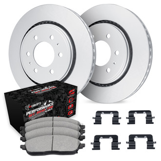 R1 Concepts® - Carbon Series Front Brake Kit with Performance Off-Road/Tow Brake Pads