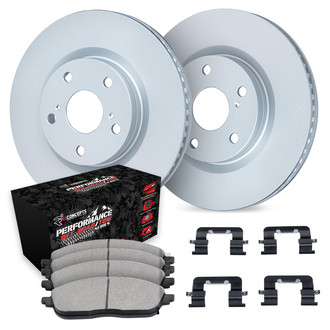 R1 Concepts® - Carbon Series Front Brake Kit with Performance Off-Road/Tow Brake Pads