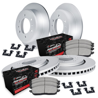 R1 Concepts® - Carbon Series Brake Kit with Performance Off-Road/Tow Brake Pads