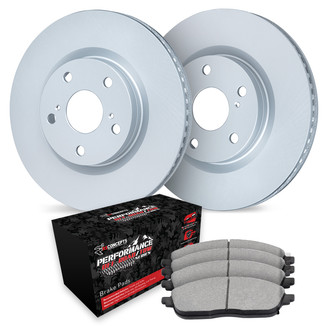 R1 Concepts® - Carbon Series Front Brake Kit with Performance Off-Road/Tow Brake Pads