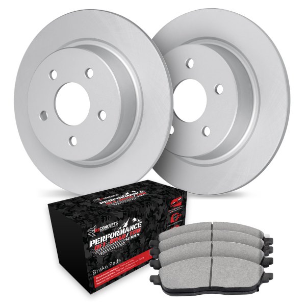  R1 Concepts® - Carbon Series Rear Brake Kit with Performance Off-Road/Tow Brake Pads