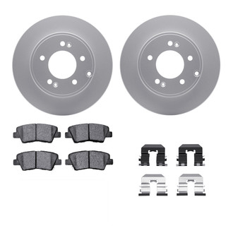 R1 Concepts® WDWH1-03036 - Rear Brake Kit with Ceramic Pads