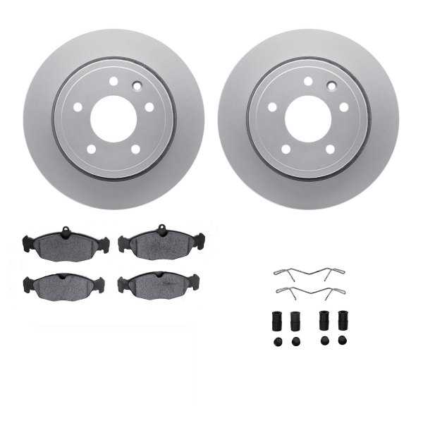  R1 Concepts® - Rear Brake Kit with Ceramic Pads