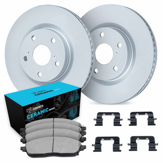 R1 Concepts® - Front Brake Kit with Ceramic Pads
