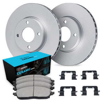 R1 Concepts® - Front Brake Kit with Ceramic Pads