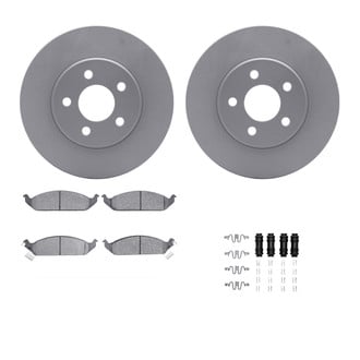 R1 Concepts® - Front Brake Kit with Ceramic Pads