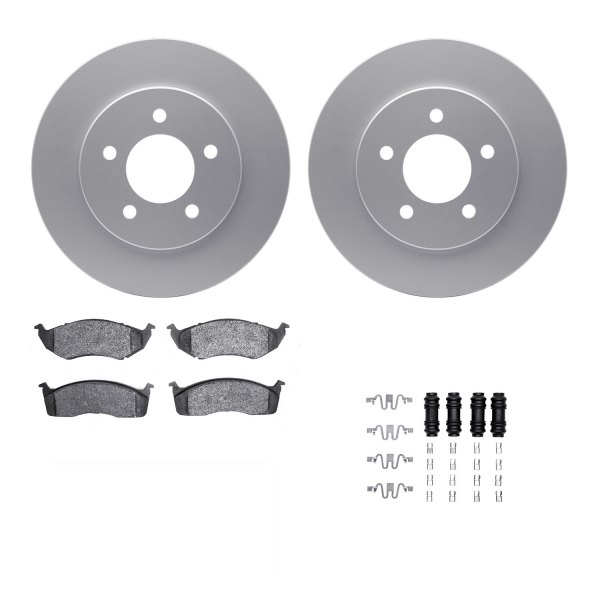  R1 Concepts® - Front Brake Kit with Ceramic Pads