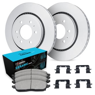 R1 Concepts® - Front Brake Kit with Ceramic Pads