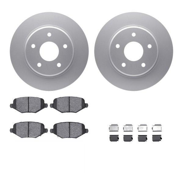  R1 Concepts® - Rear Brake Kit with Ceramic Pads