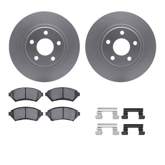 R1 Concepts® WDWH1-45005 - Front Brake Kit with Ceramic Pads