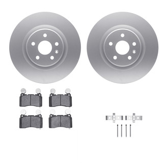R1 Concepts® - Front Brake Kit with Ceramic Pads