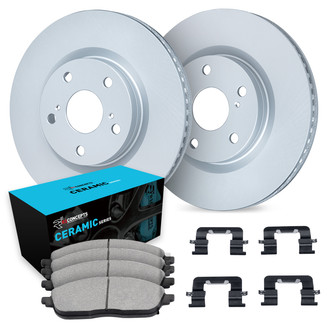 R1 Concepts® - Front Brake Kit with Ceramic Pads