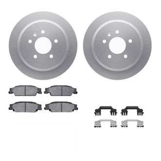 R1 Concepts® WDWH1-46014 - Rear Brake Kit with Ceramic Pads