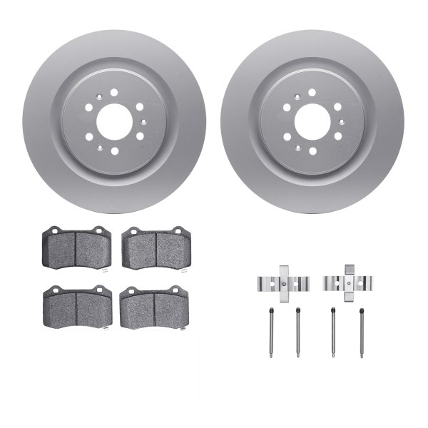  R1 Concepts® - Rear Brake Kit with Ceramic Pads