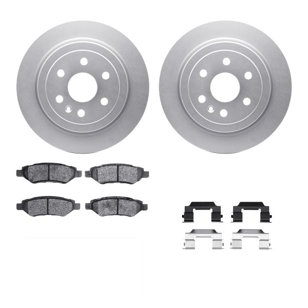  R1 Concepts® - Rear Brake Kit with Ceramic Pads