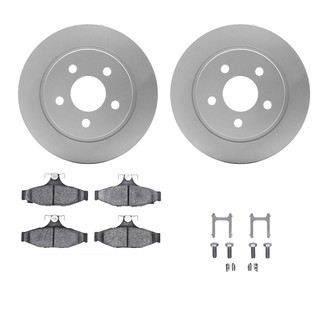 R1 Concepts® WDWH1-47012 - Rear Brake Kit with Ceramic Pads