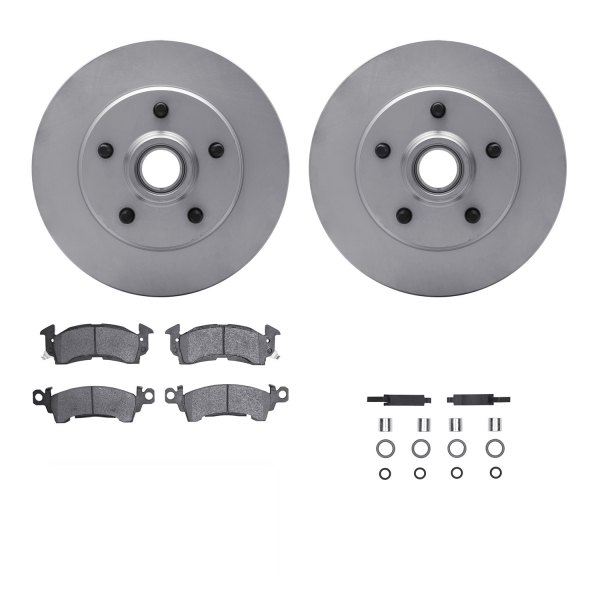  R1 Concepts® - Front Brake Kit with Ceramic Pads