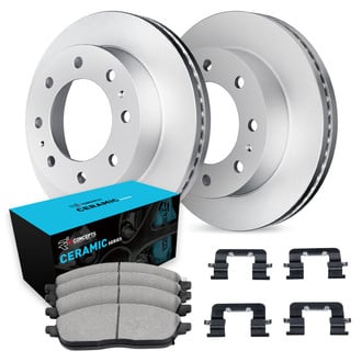 R1 Concepts® - Front Brake Kit with Ceramic Pads