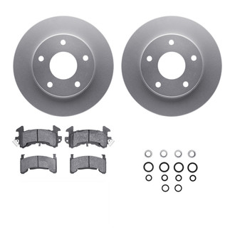 R1 Concepts® WDWH1-48009 - Rear Brake Kit with Ceramic Pads