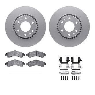 R1 Concepts® WDWH1-48025 - Front Brake Kit with Ceramic Pads
