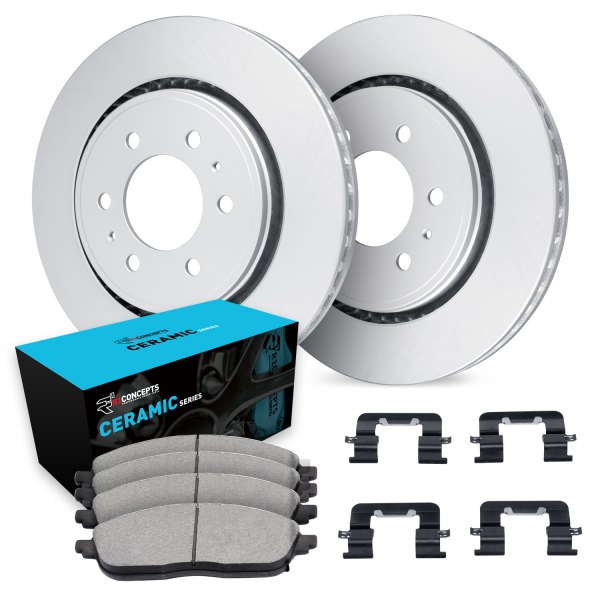  R1 Concepts® - Rear Brake Kit with Ceramic Pads