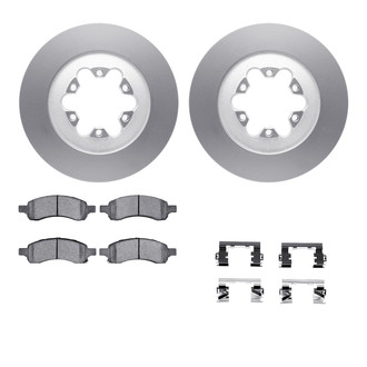R1 Concepts® - Front Brake Kit with Ceramic Pads