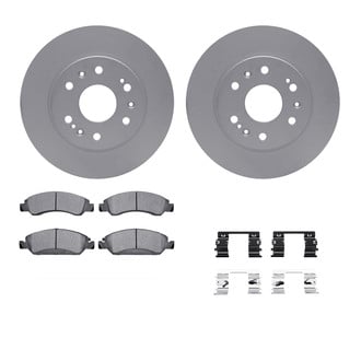 R1 Concepts® WDWH1-48042 - Front Brake Kit with Ceramic Pads