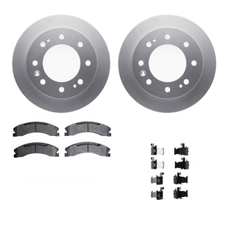 R1 Concepts® - Carbon Coated Brake Kit with Ceramic Pads