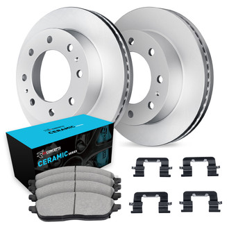 R1 Concepts® - Rear Brake Kit with Ceramic Pads