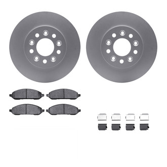 R1 Concepts® - Front Brake Kit with Ceramic Pads