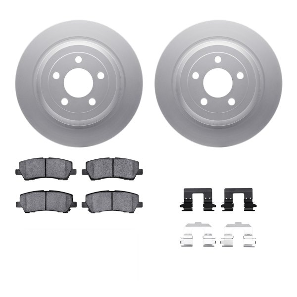  R1 Concepts® - Rear Brake Kit with Ceramic Pads