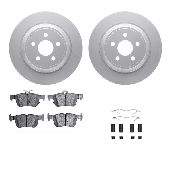  R1 Concepts® - Rear Brake Kit with Ceramic Pads