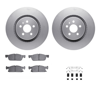 R1 Concepts® - Front Brake Kit with Ceramic Pads