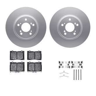R1 Concepts® WDWH1-58008 - Front Brake Kit with Ceramic Pads