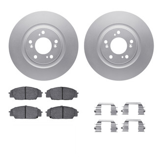 R1 Concepts® WDWH1-59031 - Front Brake Kit with Ceramic Pads